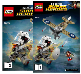 76075-Wonder Woman Warrior Battle - INSTRUCTIONS ONLY Instructions LEGO®