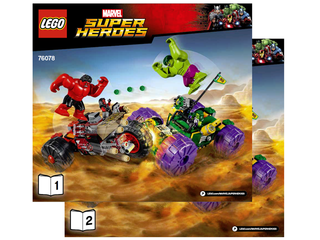 76078-Hulk vs. Red Hulk - INSTRUCTIONS ONLY Instructions LEGO®