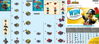 76092-Mighty Micros: Batman vs. Harley Quinn - INSTRUCTIONS ONLY Instructions LEGO®