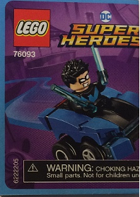 76093-Mighty Micros: Nightwing vs. The Joker - INSTRUCTIONS ONLY Instructions LEGO® Slightly Used Book 2