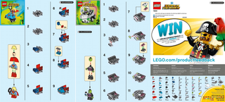 76094-Mighty Micros: Supergirl vs. Brainiac - INSTRUCTIONS ONLY Instructions LEGO®