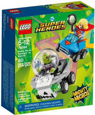 76094 - Mighty Micros: Supergirl vs. Brainiac - EMPTY BOX ONLY