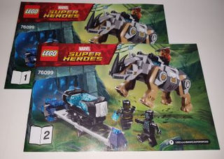 76099-Rhino Face - Off by the Mine - INSTRUCTIONS ONLY Instructions LEGO®