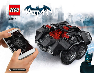 76112-App - Controlled Batmobile - INSTRUCTIONS ONLY Instructions LEGO®