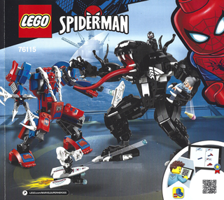76115-Spider Mech vs. Venom - INSTRUCTIONS ONLY Instructions LEGO®