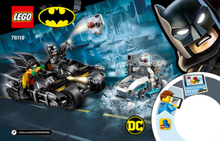76118-Mr. Freeze Batcycle Battle - INSTRUCTIONS ONLY Instructions LEGO®
