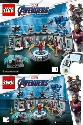 76125-Iron Man Hall of Armor - INSTRUCTIONS ONLY Instructions LEGO®
