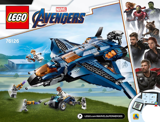 76126-Avengers Ultimate Quinjet - INSTRUCTIONS ONLY Instructions LEGO®