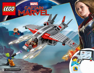 76127-Captain Marvel and The Skrull Attack - INSTRUCTIONS ONLY Instructions LEGO®