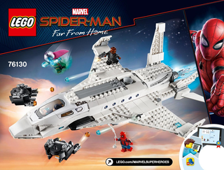76130-Stark Jet and the Drone Attack - INSTRUCTIONS ONLY Instructions LEGO®