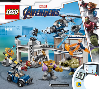 76131-Avengers Compound Battle - INSTRUCTIONS ONLY Instructions LEGO®