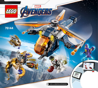 76144-Avengers Hulk Helicopter Rescue - INSTRUCTIONS ONLY Instructions LEGO®