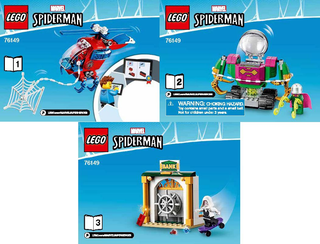 76149-The Menace of Mysterio - INSTRUCTIONS ONLY Instructions LEGO®