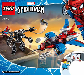 76150-Spiderjet vs. Venom Mech - INSTRUCTIONS ONLY Instructions LEGO®