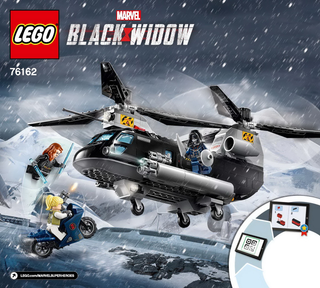 76162-Black Widow's Helicopter Chase - INSTRUCTIONS ONLY Instructions LEGO®