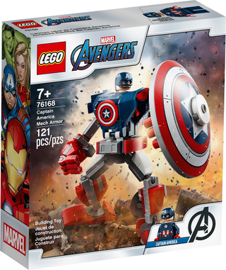 76168 - Captain America Mech Armor - EMPTY BOX ONLY