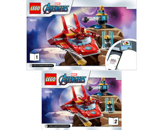 76170-Iron Man vs. Thanos - INSTRUCTIONS ONLY Instructions LEGO®