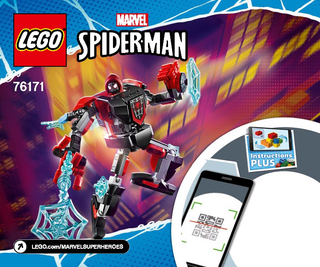 76171-Miles Morales Mech Armor - INSTRUCTIONS ONLY