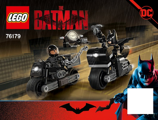 76179-Batman & Selina Kyle Motorcycle Pursuit - INSTRUCTIONS ONLY Instructions LEGO® Slightly Used Book 1