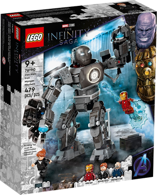 76190 - Iron Man: Iron Monger Mayhem - EMPTY BOX ONLY Empty Box LEGO®