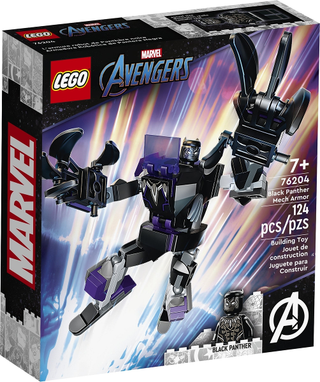 76204 - Black Panther Mech Armor - EMPTY BOX ONLY
