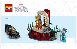 76213-King Namor's Throne Room - INSTRUCTIONS ONLY