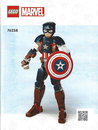 76258-Captain America Construction Figure - INSTRUCTIONS ONLY Instructions LEGO®