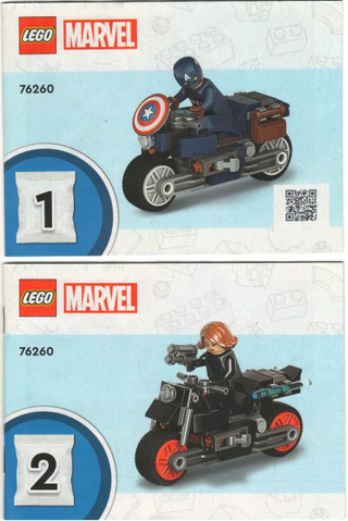 76260-Black Widow & Captain America Motorcycles - INSTRUCTIONS ONLY Instructions LEGO®