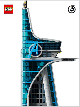 76269-Avengers Tower - INSTRUCTIONS ONLY Instructions LEGO® Slightly Used Book 3