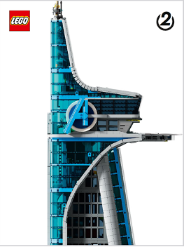 76269-Avengers Tower - INSTRUCTIONS ONLY Instructions LEGO® Slightly Used Book 2