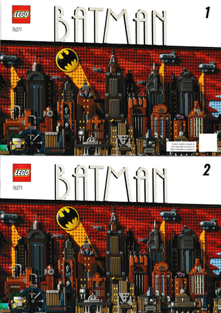 76271-Batman: The Animated Series Gotham City - INSTRUCTIONS ONLY Instructions LEGO®