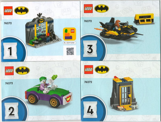 76272-The Batcave with Batman, Batgirl and The Joker - INSTRUCTIONS ONLY Instructions LEGO®