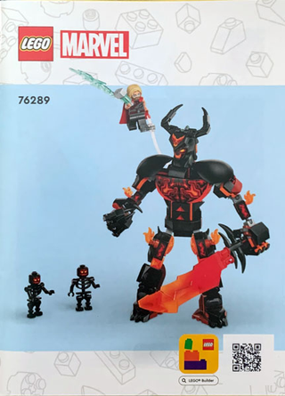 76289-Thor vs. Surtur Construction Figure - INSTRUCTIONS ONLY Instructions LEGO®