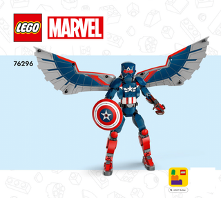 76296-New Captain America Construction Figure - INSTRUCTIONS ONLY Instructions LEGO®