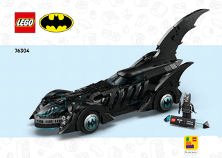 76304-Batman Forever Batmobile - INSTRUCTIONS ONLY Instructions LEGO®