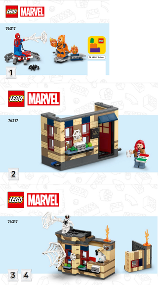 76317 - Peter Parker's Apartment - INSTRUCTIONS ONLY Instructions LEGO®