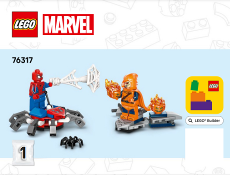 76317 - Peter Parker's Apartment - INSTRUCTIONS ONLY Instructions LEGO® Slightly Used Book 1