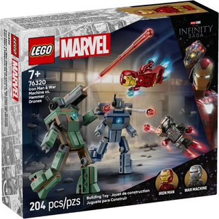 76320 - Iron Man & War Machine vs. Hammer Drones - EMPTY BOX ONLY