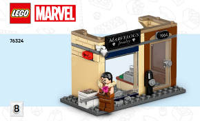 76324 - Spider-Man vs. Oscorp - INSTRUCTIONS ONLY Instructions LEGO® Slightly Used Book 4