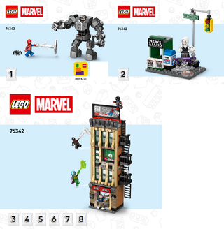 76342 - Spider-Man vs. Mysterio: The Daily Bugle - INSTRUCTIONS ONLY Instructions LEGO®