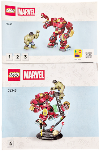76343 - Epic Battle: Hulkbuster vs. The Hulk - INSTRUCTIONS ONLY Instructions LEGO®