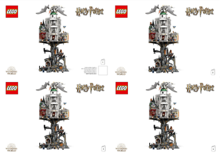 76417-Gringotts Wizarding Bank - Collectors' Edition - INSTRUCTIONS ONLY Instructions LEGO®