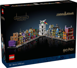 76444 - Diagon Alley Wizarding Shops - EMPTY BOX ONLY Empty Box LEGO®