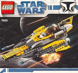 7669 - Anakin's Jedi Starfighter, Clone Wars White Box - INSTRUCTIONS ONLY Instructions LEGO®