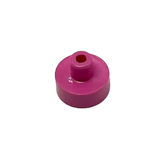 Tile Round 1x1 with Bar and Pin Holder, Part# 20482