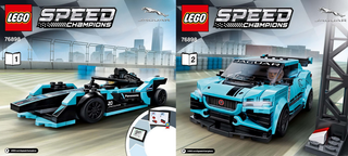 76898-Formula E Panasonic Jaguar Racing GEN2 Car & Jaguar I - PACE eTROPHY - INSTRUCTIONS ONLY Instructions LEGO®
