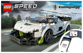 76900-Koenigsegg Jesko - INSTRUCTIONS ONLY Instructions LEGO®