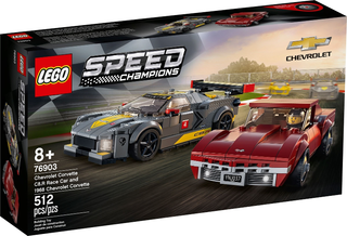76903 - Chevrolet Corvette C8.R Race Car and 1968 Chevrolet Corvette - EMPTY BOX ONLY Empty Box LEGO®