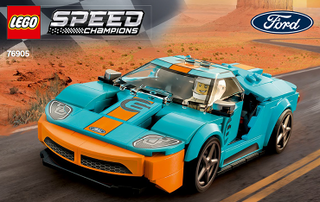 76905-Ford GT Heritage Edition and Bronco R - INSTRUCTIONS ONLY Instructions LEGO® Slightly Used Book 1