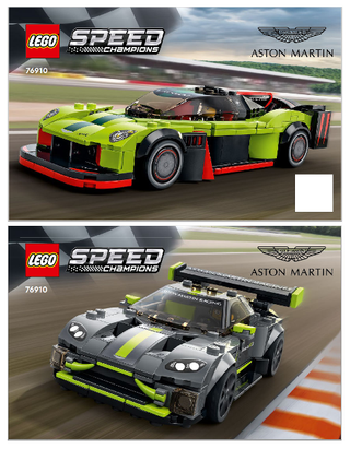 76910-Aston Martin Valkyrie AMR Pro and Aston Martin Vantage GT3 - INSTRUCTIONS ONLY Instructions LEGO®
